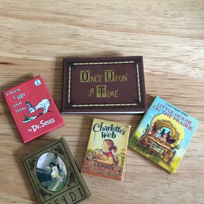 1:6 Scale ONCE UPON A TIME Book of Fairy Tales Miniature Book - Etsy