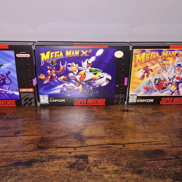 Mega Man X | NTSC | Super Nintendo | SNES | En | Reproduction Box