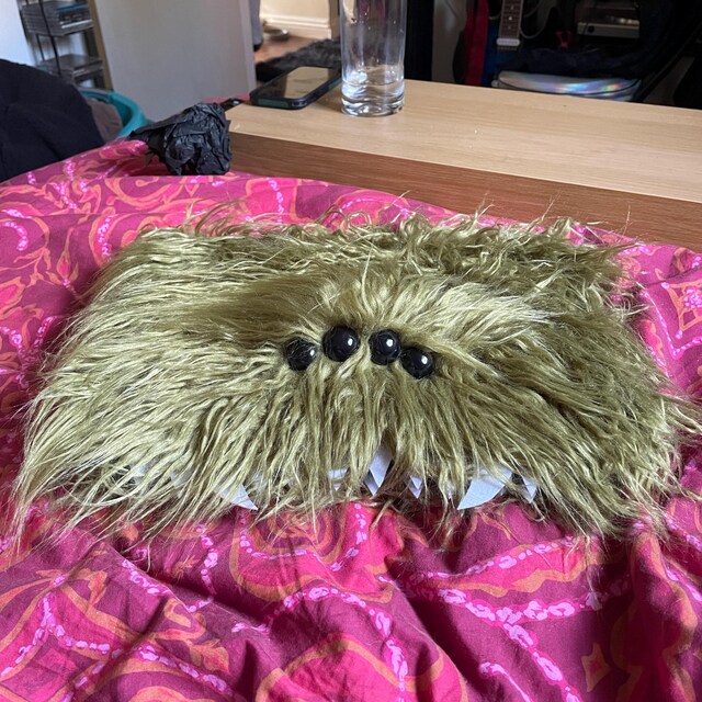 Furry Pink/white Monster Laptop Sleeve - Etsy