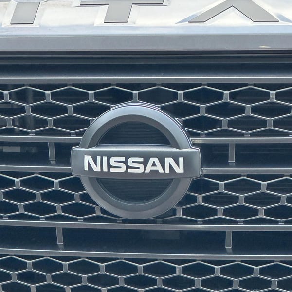 Nissan Titan Grill Decal 2023