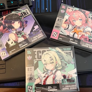 Zenless Zone Zero Agent Archive CD/DVD Collector's Set | Fan-made