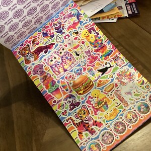 Lisa Frank Coloring & Activity Set With Fold Out Storage Case. Stickers ...