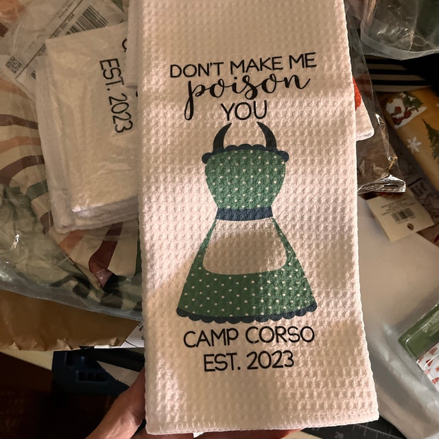 Funny BBQ Grill Chart Kitchen Towels - 16x24 Inch Grilling Dish Towels For Men & Women