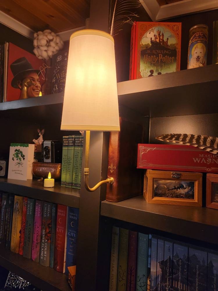 Lamps, Bookshelf Lamp, Literary Lamps™, Bookcase Lamp