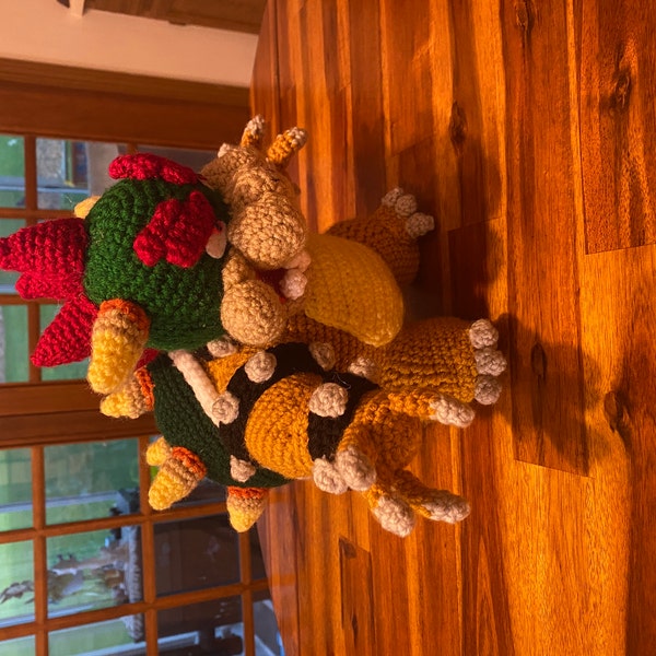 Bowser and Bowser Jr Crochet Pattern Bundle ~ Amigurumi PDF ~ ENGLISH ...