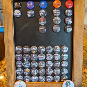 Chore Magnets Chore Chart Chores Custom Chores Kids Jobs Visual ...