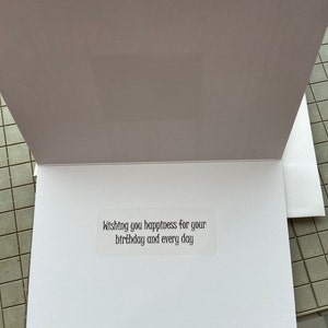 print your own birthday card sentiments