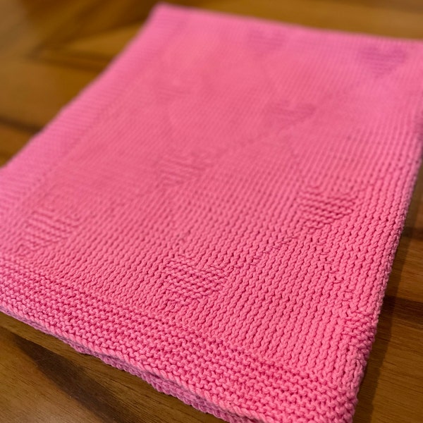 Heart to Heart Baby Blanket Knitting Pattern – Easy & Quick Knit ...