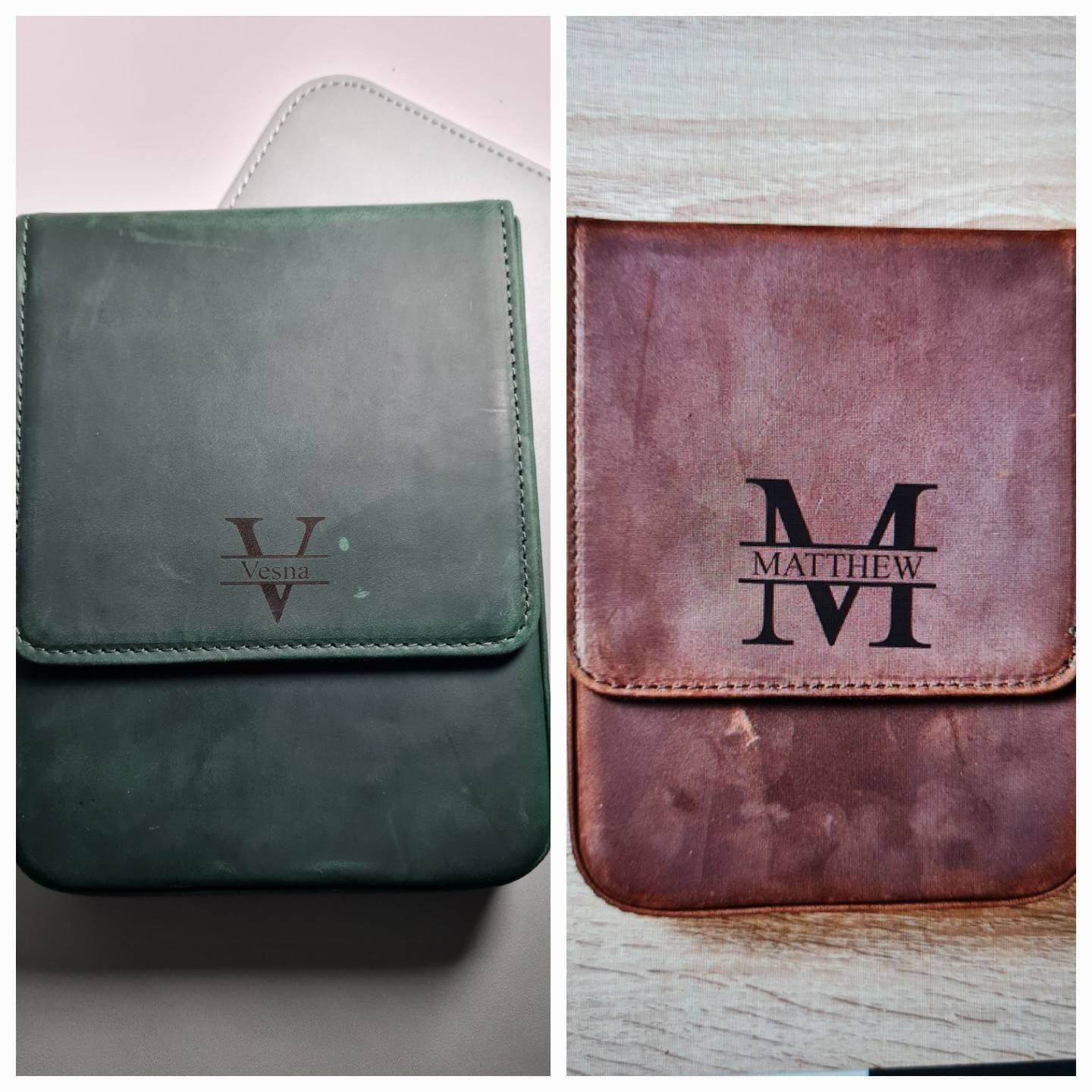 Personalized Leather Pen Case, 3/6/12 Slots Pen Holder, Travel Pen Case, Pen Display Box, Pen Storage Organizer, Gift for Him, Fathers Day