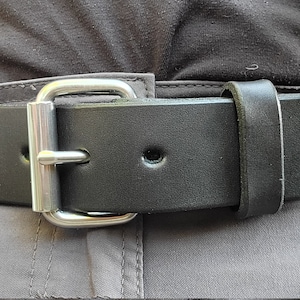 Stitched Handmade Leather Belt 100% Full Grain Leather - Etsy