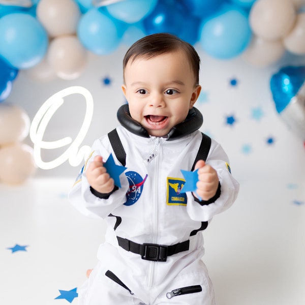 Kids Astronaut Costume Personalized With Name / Halloween White ...
