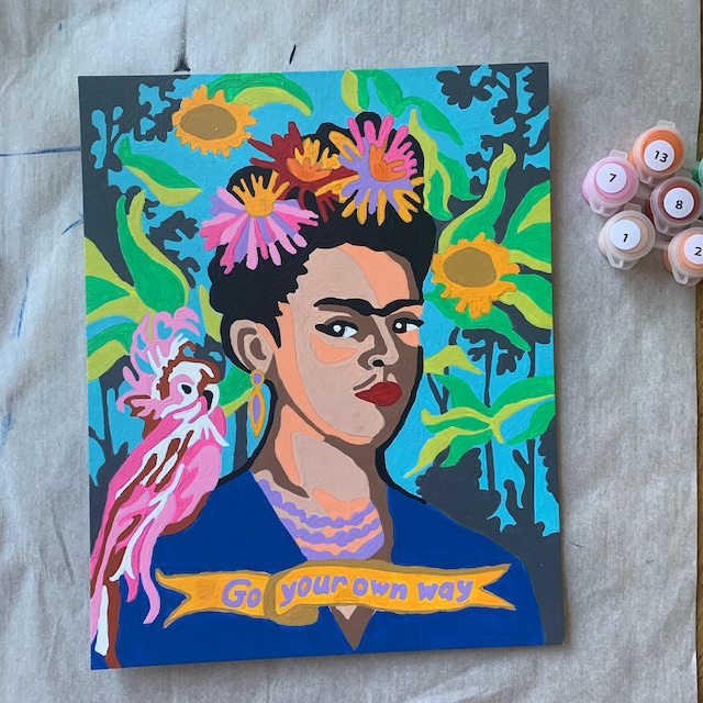 B-Frida Khalo 40x50cm - Pintura por Números