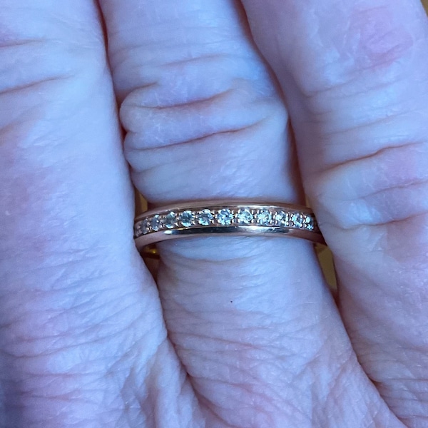 18k Gold Garnet Natural Red Braids Ring ⦁ Estate Ring ⦁ Alternative ...