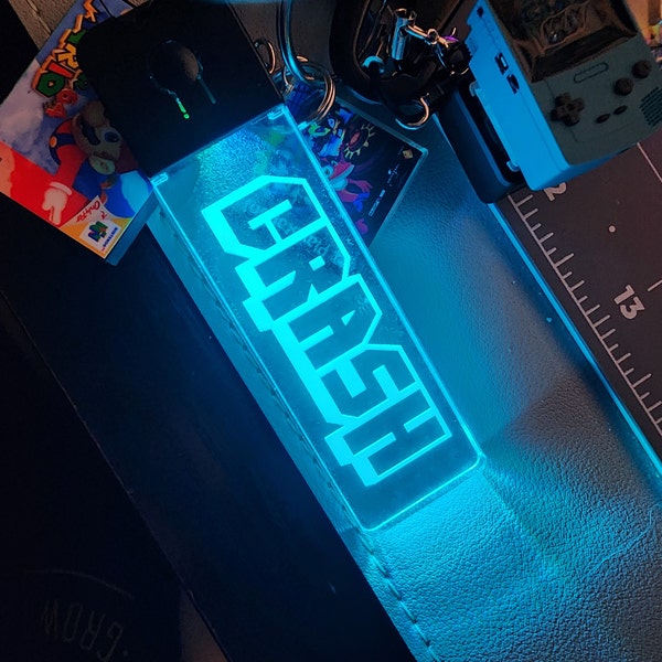 Personalized LED Light up Name Keychain | USA Made | Color Changing ...