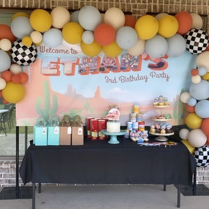 Personalized Radiator Springs Vintage Cars Birthday Party Printables ...