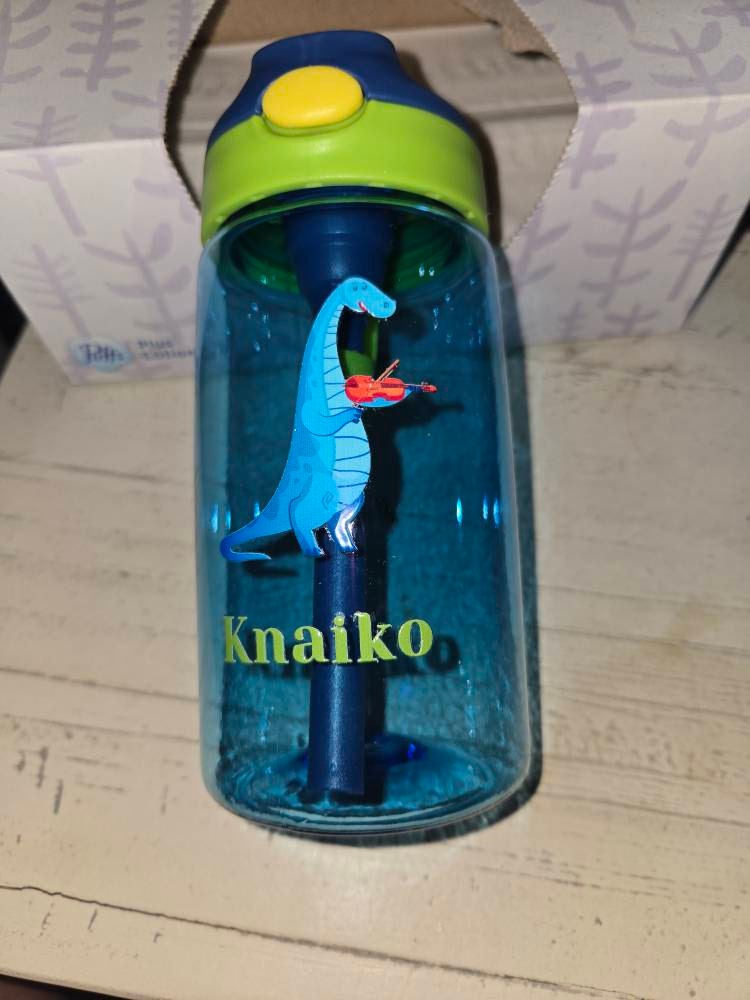 Bottle with Name, Custom Kids Water Bottle, Back to School Drinkware, 16oz Kids Cup,Birthday Gift, Kids Tumbler, Dinosaur Bottle,Animal cups