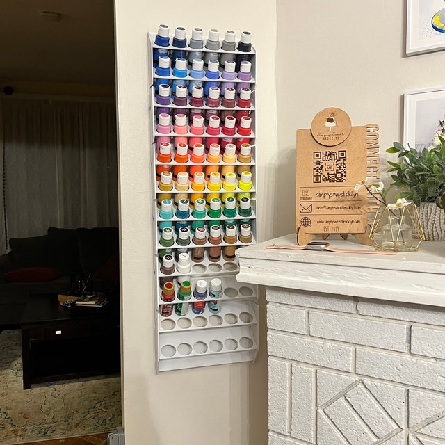 SVG Laser Acrylic Paint Storage Design – Kitaleigh LLC