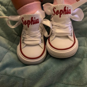personalised baby converse