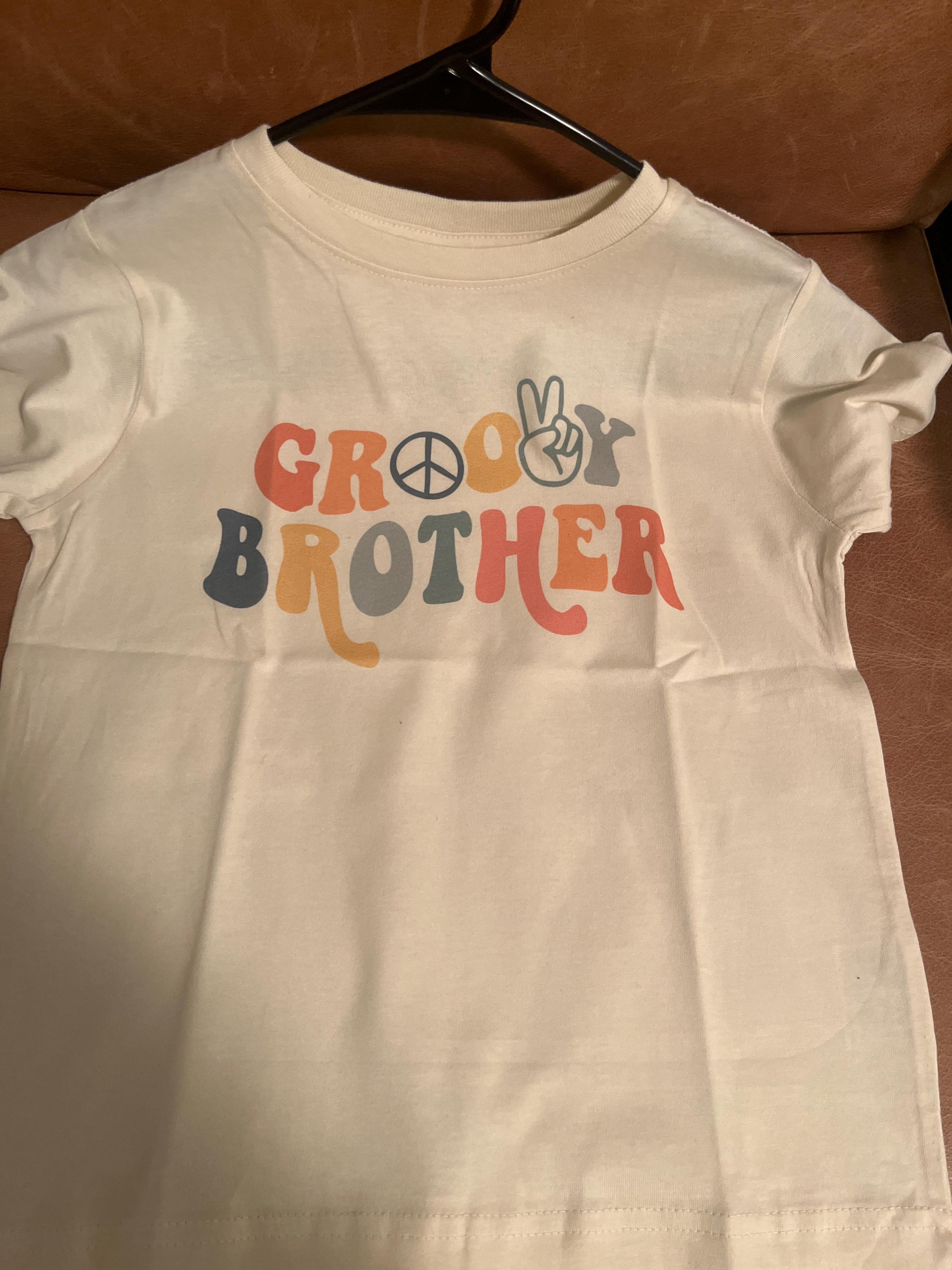 Matching Family Sibling Birthday Shirts - Two Groovy Birthday Shirts - 2nd Birthday Family Shirts #6412-C