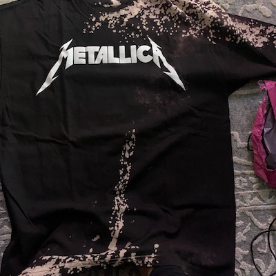 Acid Wash Distressed Vintage Style Metallica Shirt - Etsy
