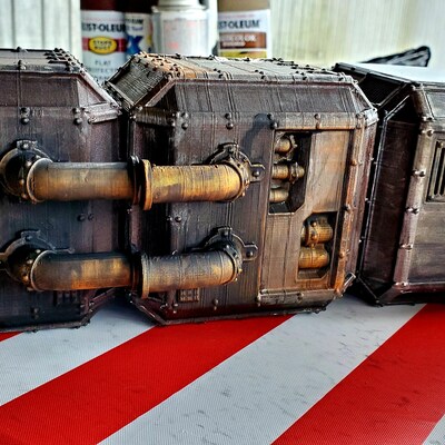 thumbnail image 2 of Unpainted Rock/Boulder/Cliff Scatter Terrain – 28mm Scale For Wargames, Tabletop, Grimdark Sci-Fi – UK Made 2 of 2