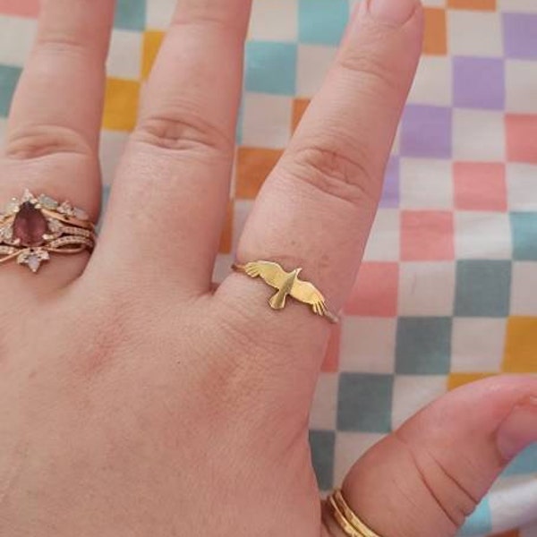 Crow Ring Men 925 Sterling Silver Viking Raven Ring With Heil Odin