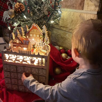 Wooden Advent Calendar Etsy