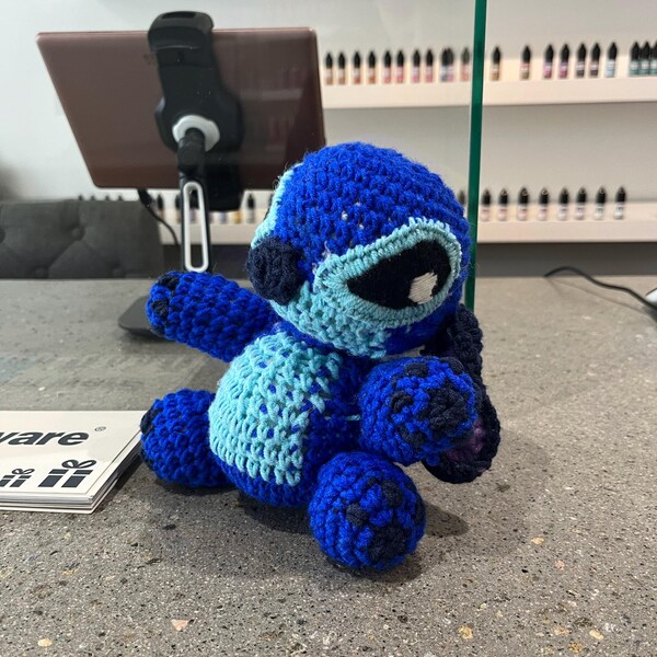 Digital 2in1 Chunky Amigurumi Blue Alien Pattern Crochet, Amigurumi in ...