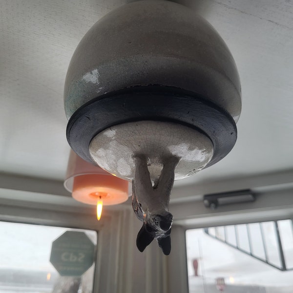 Urne Funéraire En Raku Bleue - Etsy