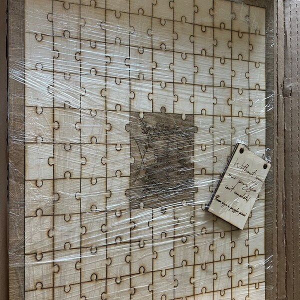 Certykllp Personalized Wedding Puzzle Guest Book Alternative Custom Wood Heart Jigsaw Guest Book Sign Rustic Guest Book Wedding Decor For