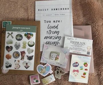 Jungwon Sticker Sheet- Enhypen Stickers, Kawaii, Kpop Bias, Journaling, Deco Stickers, Kpop Gift, Jungwon Bias, Lil Green Guy, Engene Gift