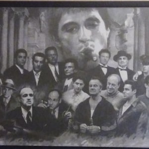 P&oacute;ster De G&aacute;ngsters - Mafia Scarface Godfather Casino - Rare Hot New 24x36 ... - M&eacute;xico