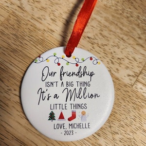 Thank You Being A Part of My Journey Ornament Keepsakes, Gift to Say ...