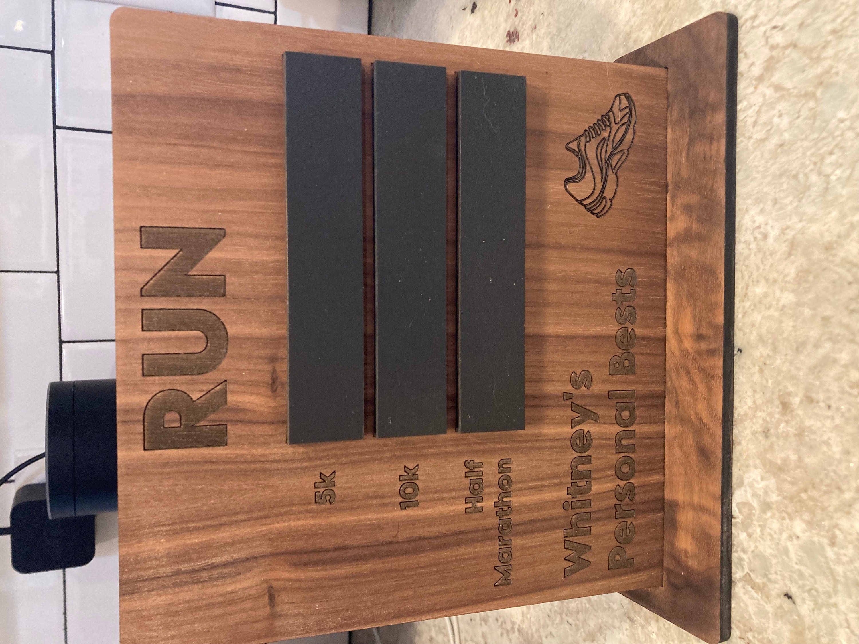 Personal Best Runner Gifts Running Frame PB Times Gifts for Runners Half Marathon Triathlon Gift Athlete Fitness Idea
