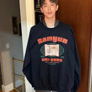 Paris Seoul Scene Crewneck Sweatshirt main image 1