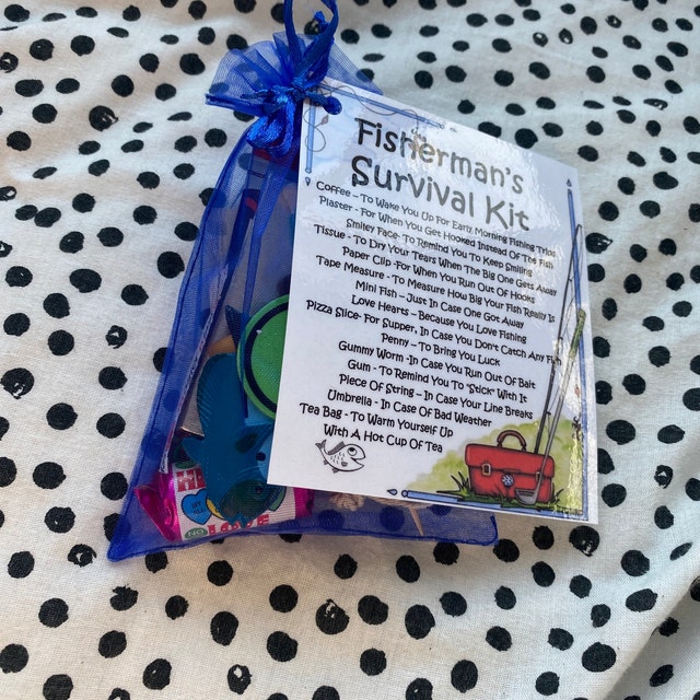 Fisherman's Survival Kit Fun Novelty Gift & Card Alternative Birthday