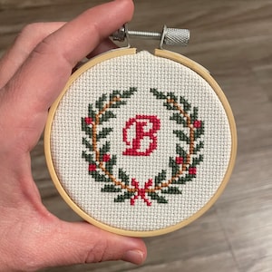 Initial Ornament Cross Stitch Pattern Monogram (Download Now) - Etsy
