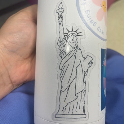 World Map Outline Sticker Colour-in Map, Travel Scrapbook Sticker ...