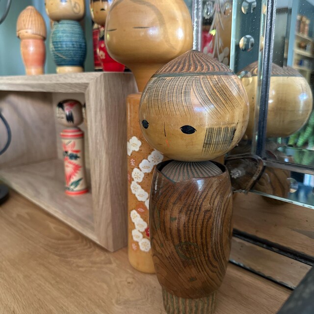 創作こけし　能面　近清樹作　こけし 今清樹作 ヴィンテージ創作こけし - Etsy 日本