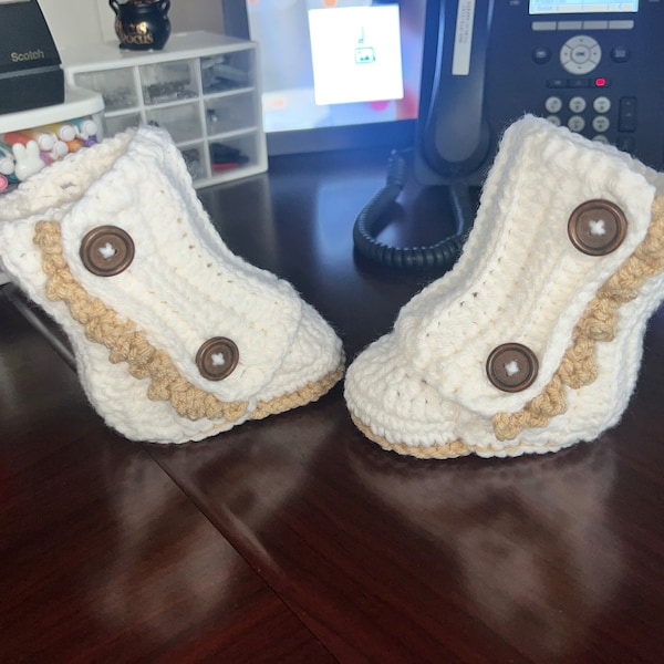 Crochet Pattern - Baby Wrap Boot - Boy - Girl - Instant Download - PDF ...