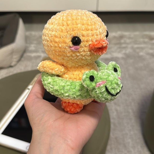Crochet Pattern Dudu the Duck, Stuffed Animal, Plushy Duck, Ducky, Duck and  Frog, Duck Amigurumi, Duck Pattern, Handmade Duck, Squishy 
