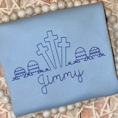 Eliza Quick Vintage Bean Stitch Script Font for Machine Embroidery by ...