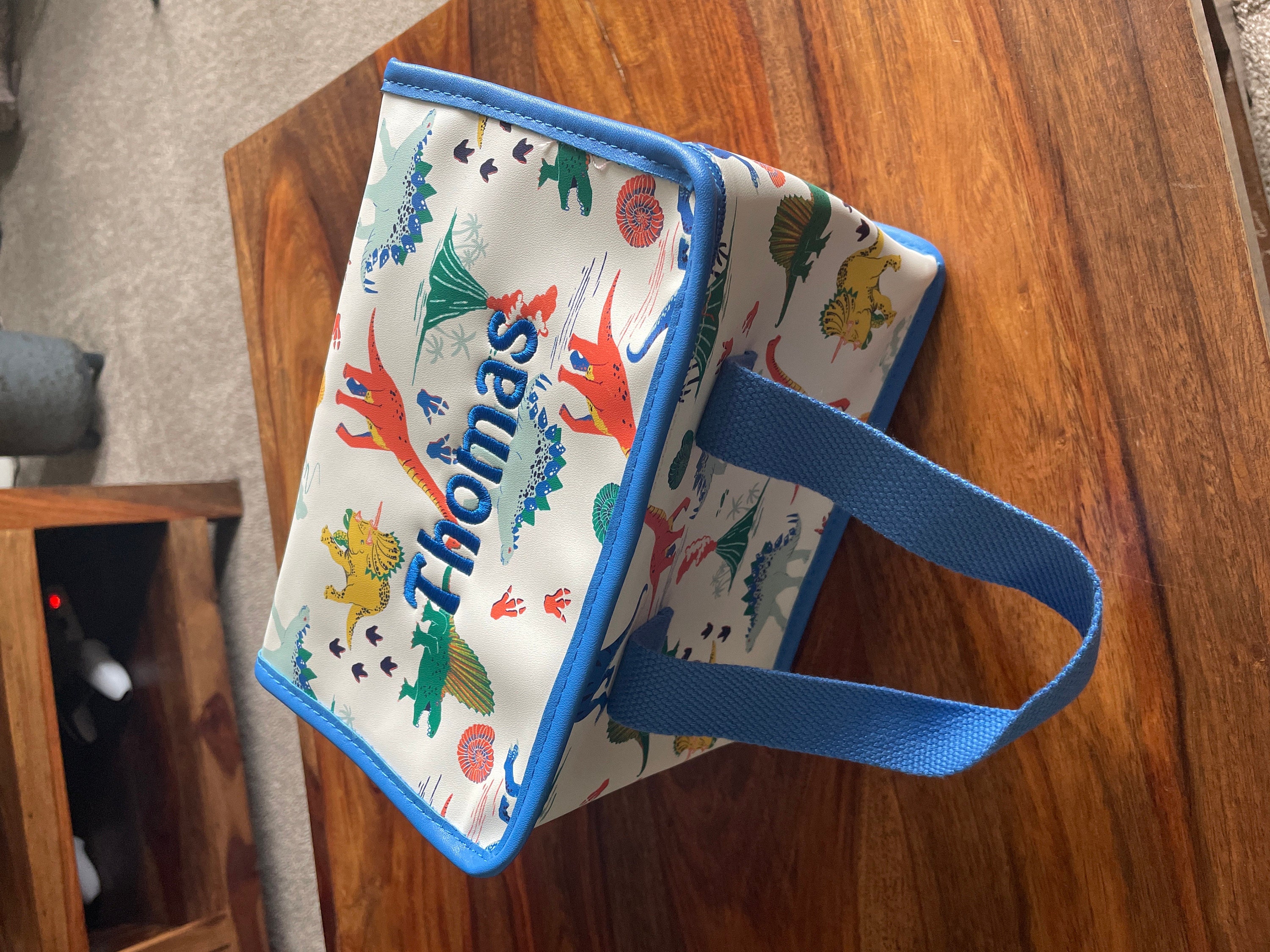 Quick Delivery Personalised Colourful Dinosaur Backpack Lunch Bag Set Dinosaur Gift Nursery Bag Back To School Girls Backpack Personalized