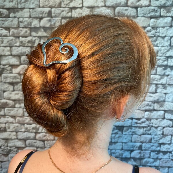 Set 3 Pettini E Accessori Per Capelli Lunghi, French Twist, Tutto Nero, Larghezza 4'' (10cm) - Foto 3