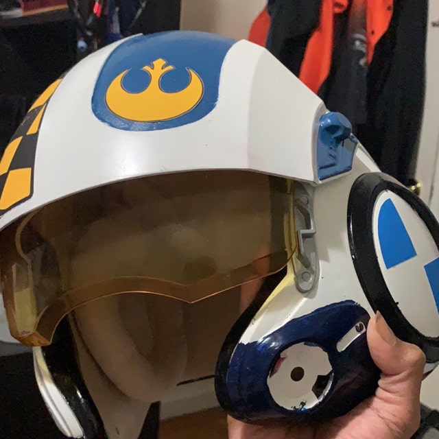 STAR WARS レジスタンス ヘルメット Customized Star Wars Movie Quality Resistance X-wing Pilot Helmet