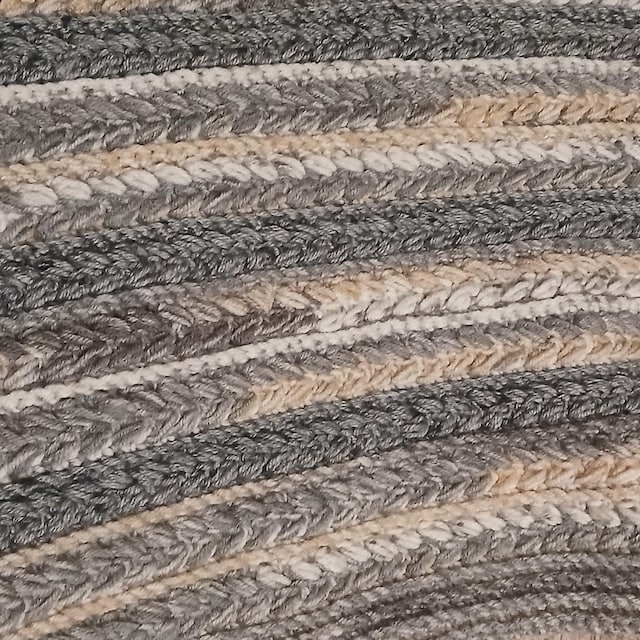 A customer's finished Braided Wheat Stitch Crochet Blanket PDF Pattern