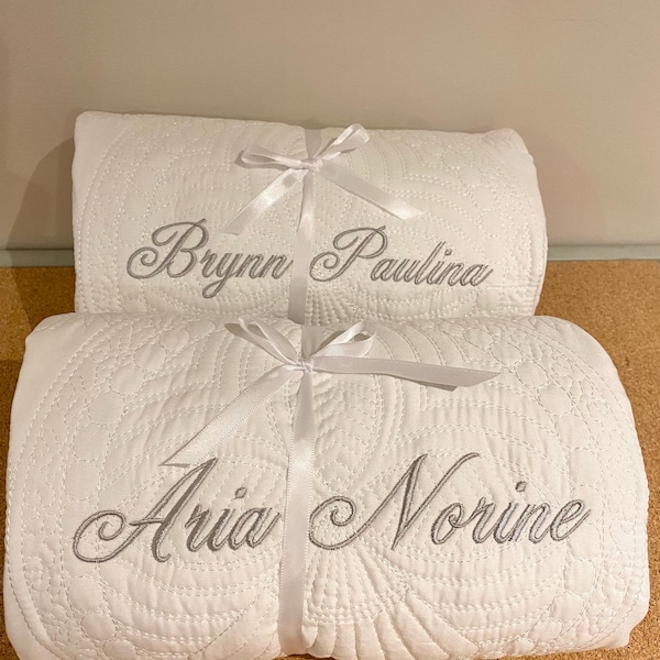 Personalized Engaged/Newly Married Couple Quilt Bed Sets - Gift Idea For Him/Her - Engaged main image 1