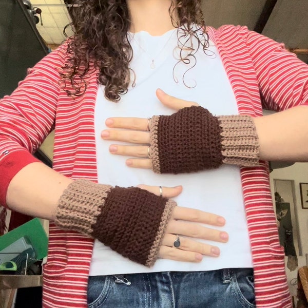 Fingerless Gloves Crochet Pattern - Etsy
