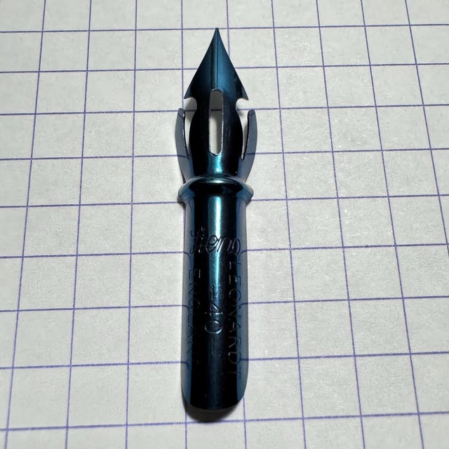 Joseph Gillott Silvery 104 Vintage Dip Pen Nib - Very Rare