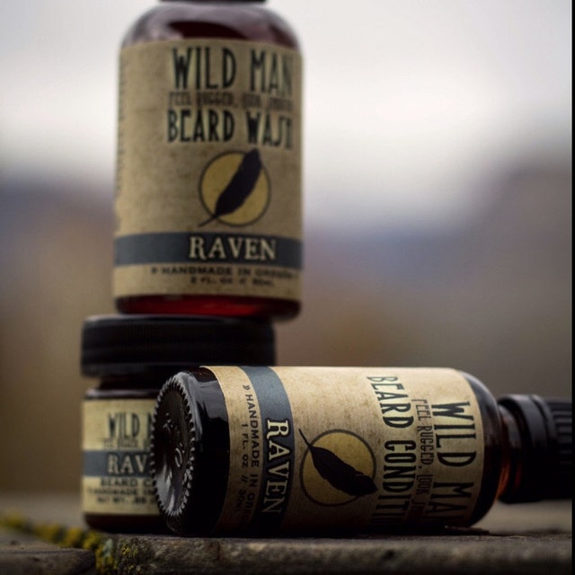 Mens Beard Grooming Gift Set THREE PACK Beard Oil